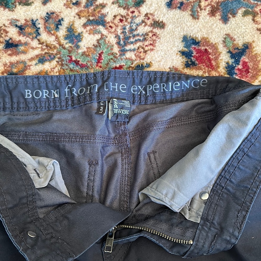 Dark blue Prana slim fit pants 28X30